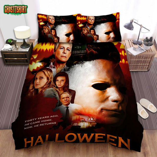 Halloween (I) Movie Poster Bed Sheets Spread Comforter Duvet Cover Bedding Set Ver 8