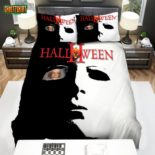 Halloween Ii Movie Poster I Bed Sheets Spread Comforter Duvet Cover Bedding Set