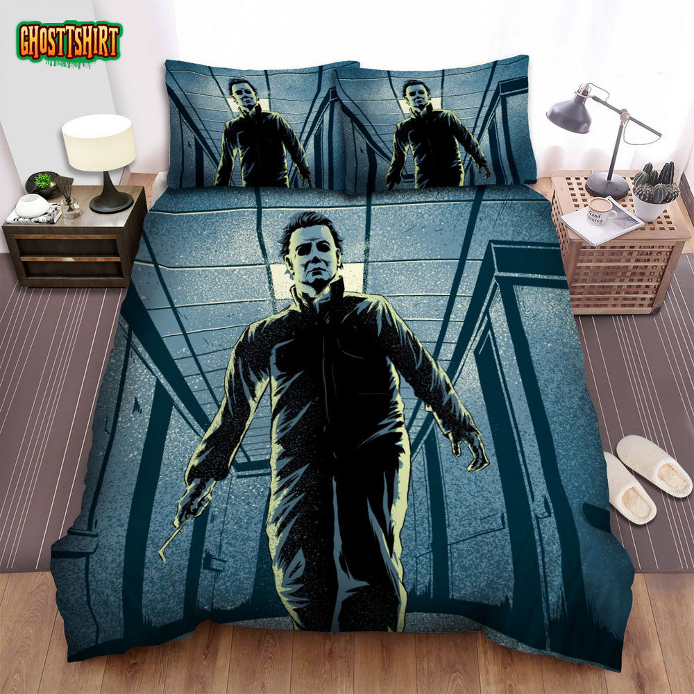 Halloween Ii Movie Poster Iii Photo Bed Sheets Spread Comforter Duvet Cover Bedding Set