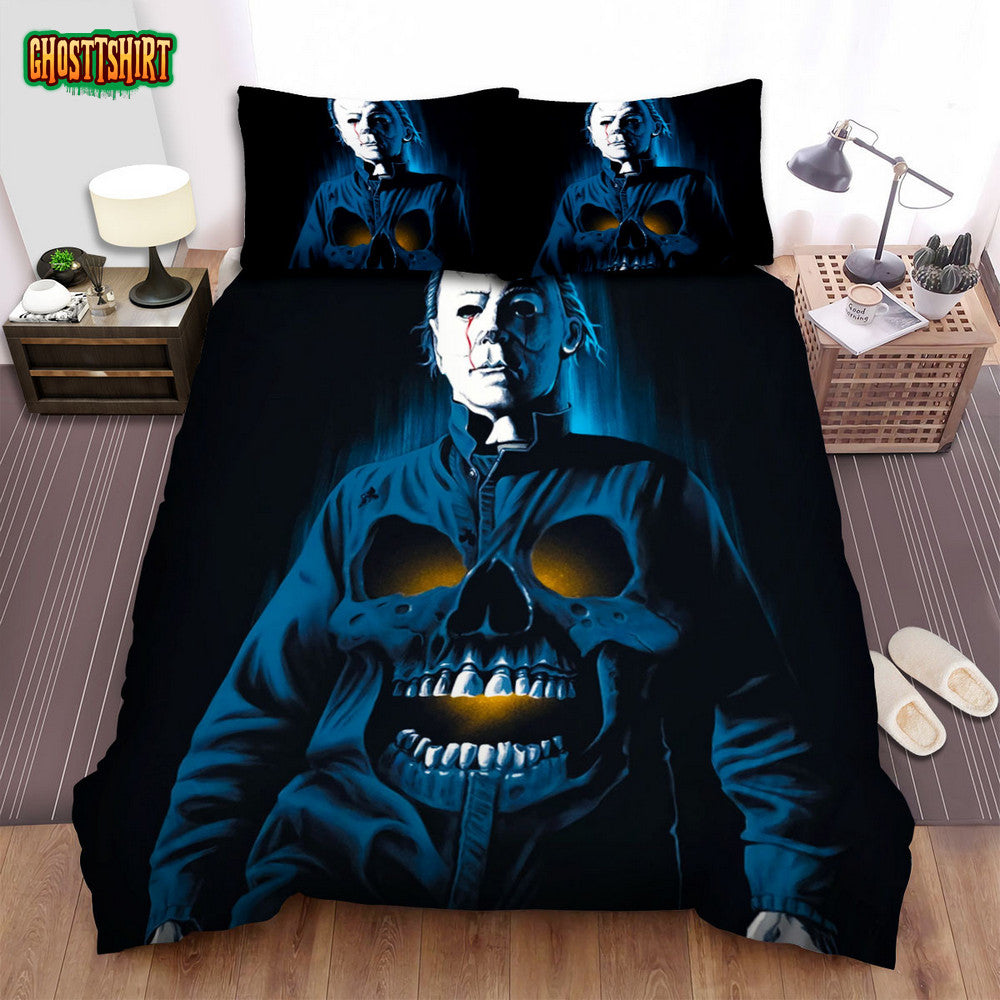 Halloween Ii Movie Poster Iv Photo Bed Sheets Spread Comforter Duvet Cover Bedding Set