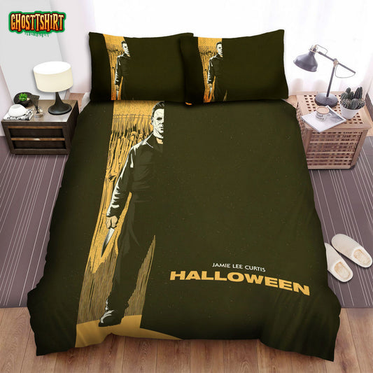 Halloween Movie Creepy Photo Bed Sheets Spread Comforter Duvet Cover Bedding Set