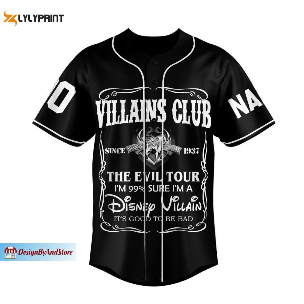 Halloween Shirt, Evil Queen Jersey, Disney Villain Baseball Jersey - lylyprint.com