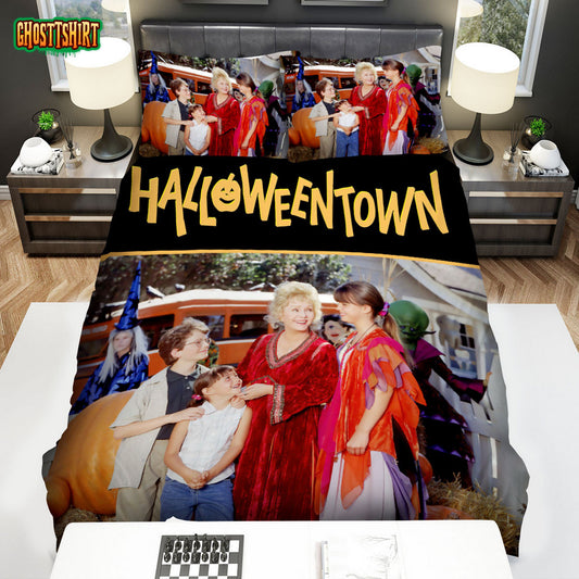 Halloweentown (1998 Tv Movie) Movie Halloween Festival Bed Sheets Duvet Cover Bedding Set