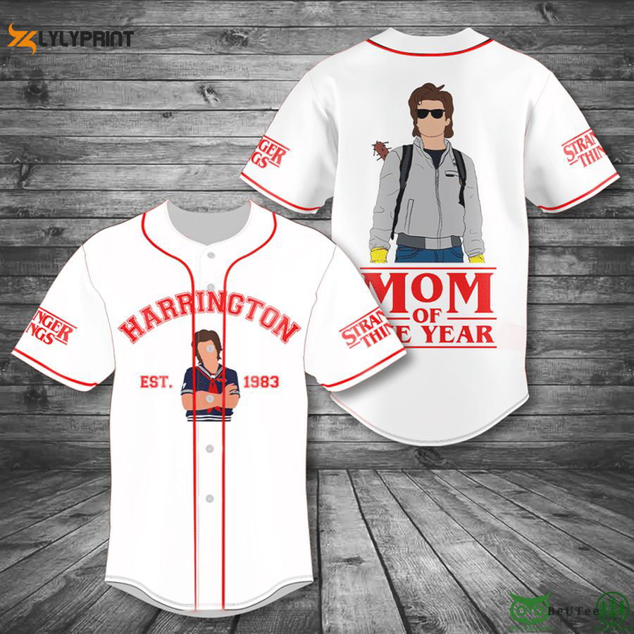 Harrington 1983 Mom of the Year Stranger Things Baseball Jersey Shirt - lylyprint.com