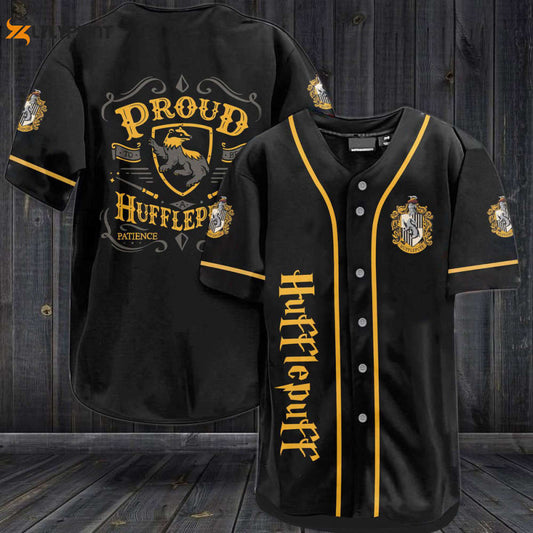 Harry Potter Proud Hufflepuff Baseball Jersey - lylyprint.com