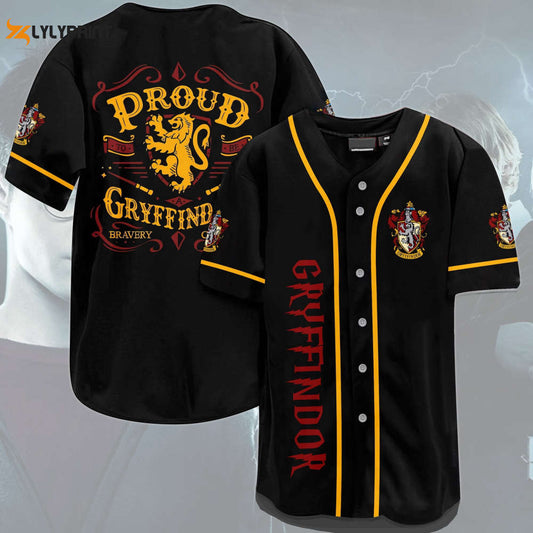 Harry Potter Proud Of Gryffindor Baseball Jersey - lylyprint.com