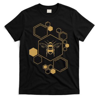 Honey Bee Hive Honeycomb Beekeeping Beekeeper Gift T-Shirt