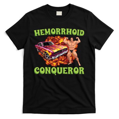 Hemorrhoid Conqueror Meme T-Shirt