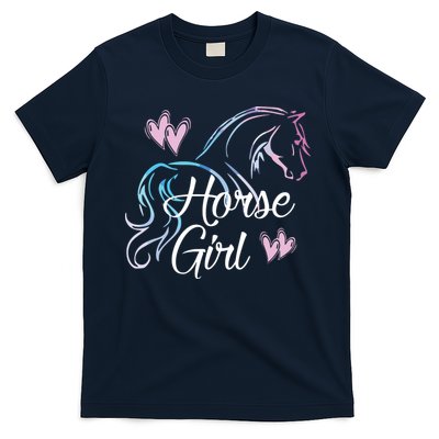 HORSE GIRL Love Horses Riding Rider Women Gift T-Shirt