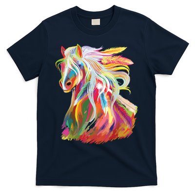 Horse Head Watercolor Equestrian T-Shirt