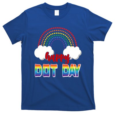 Happy International Dot Day Rainbow Clouds T-Shirt
