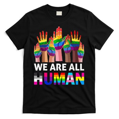 Human LGBT Pride Parade Plus Size T-Shirt
