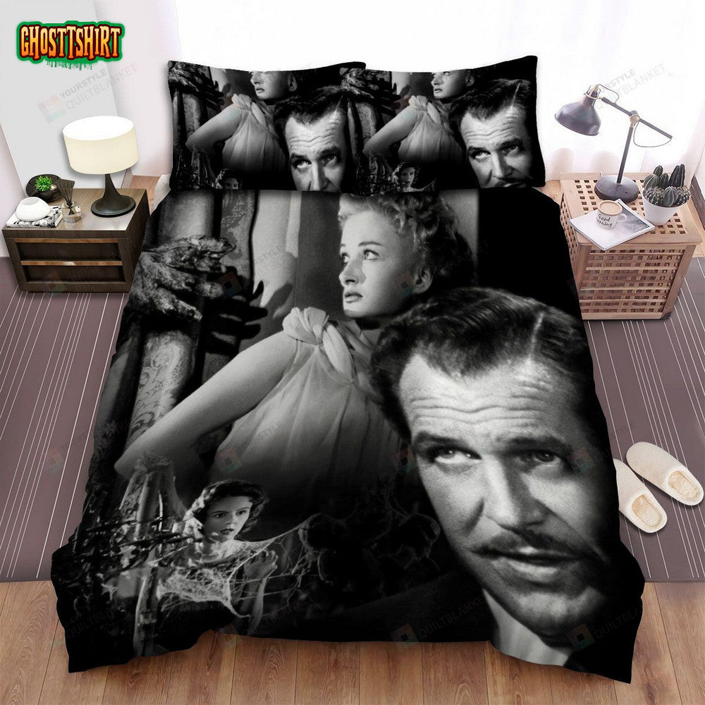 House On Haunted Hill Poster Bed Sheets Spread Comforter Duvet Cover Bedding Set