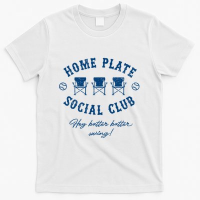 Home Plate Social Club Hey Batter Batter Swing Baseball T-Shirt