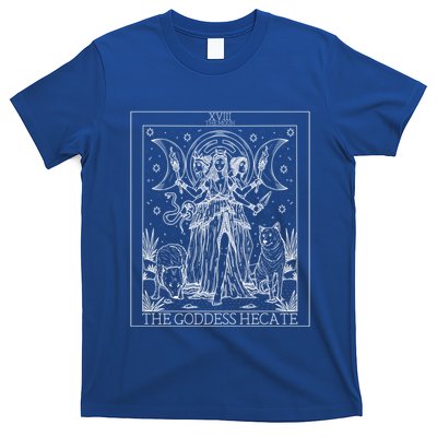 Hecate Tarot Card Triple Moon Goddess Witch Wiccan Pagan Cute Gift T-Shirt