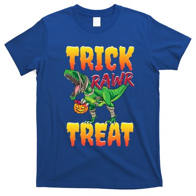 Halloween T Rex Dinosaur Costume Trick Rawr Treat Gift T-Shirt