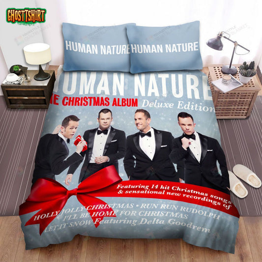 Human Nature Music The Christmas Album Bed Sheets Spread Comforter Duvet Cover Bedding Set