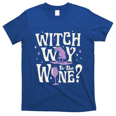 Halloween Witch Way To The Wine? Gift T-Shirt