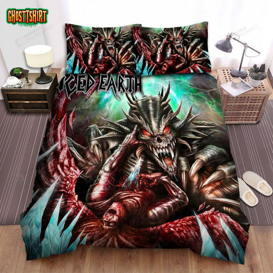 Iced Earth Band Album Iced Earth 1990 Bed Sheets Spread Comforter Duvet Cover Bedding Set