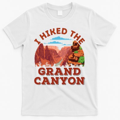 I Hiked The Grand Canyon Souvenir Hiker Hiking T-Shirt