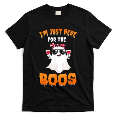 Im Just Here For The Boos Funny Halloween T-Shirt