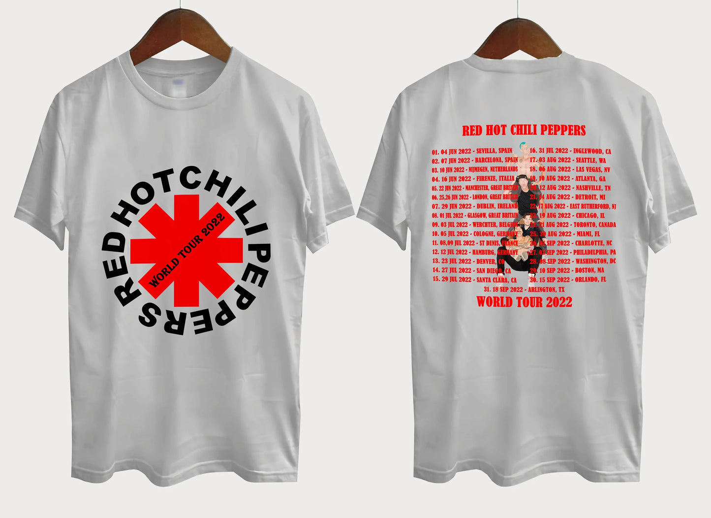Red Hot Chili Peppers Octopus 1983 Shirt, 2022 Red Hot Chili Peppers World Tour