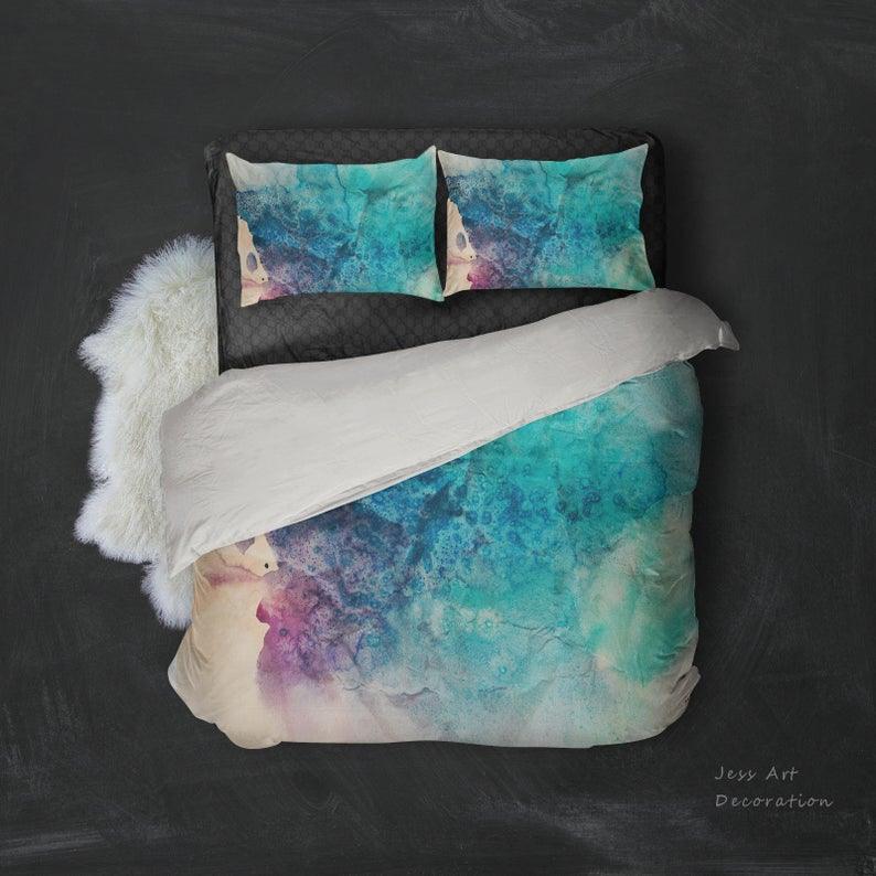 3D Black Basketball Quilt Cover Set Bedding Set Pillowcases 02