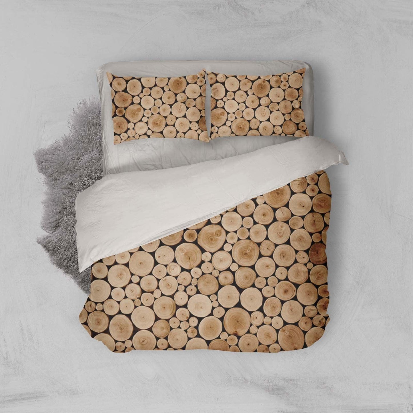 3D Abstract, Wood Bedding Set Quilt Cover Quilt Duvet Cover ,Pillowcases Personalized  Bedding,Queen, King ,Full, Double 3 Pcs
