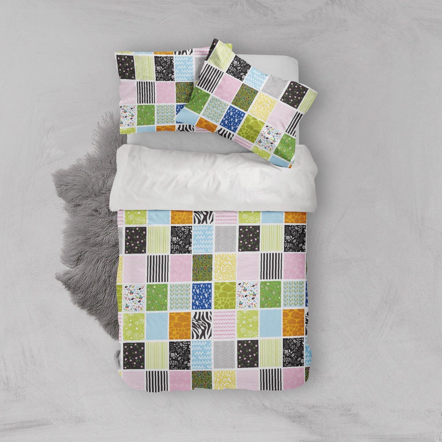 3D Abstract, The geometry Bedding Set Quilt Cover Quilt Duvet Cover ,Pillowcases Personalized  Bedding,Queen, King ,Full, Double 3 Pcs