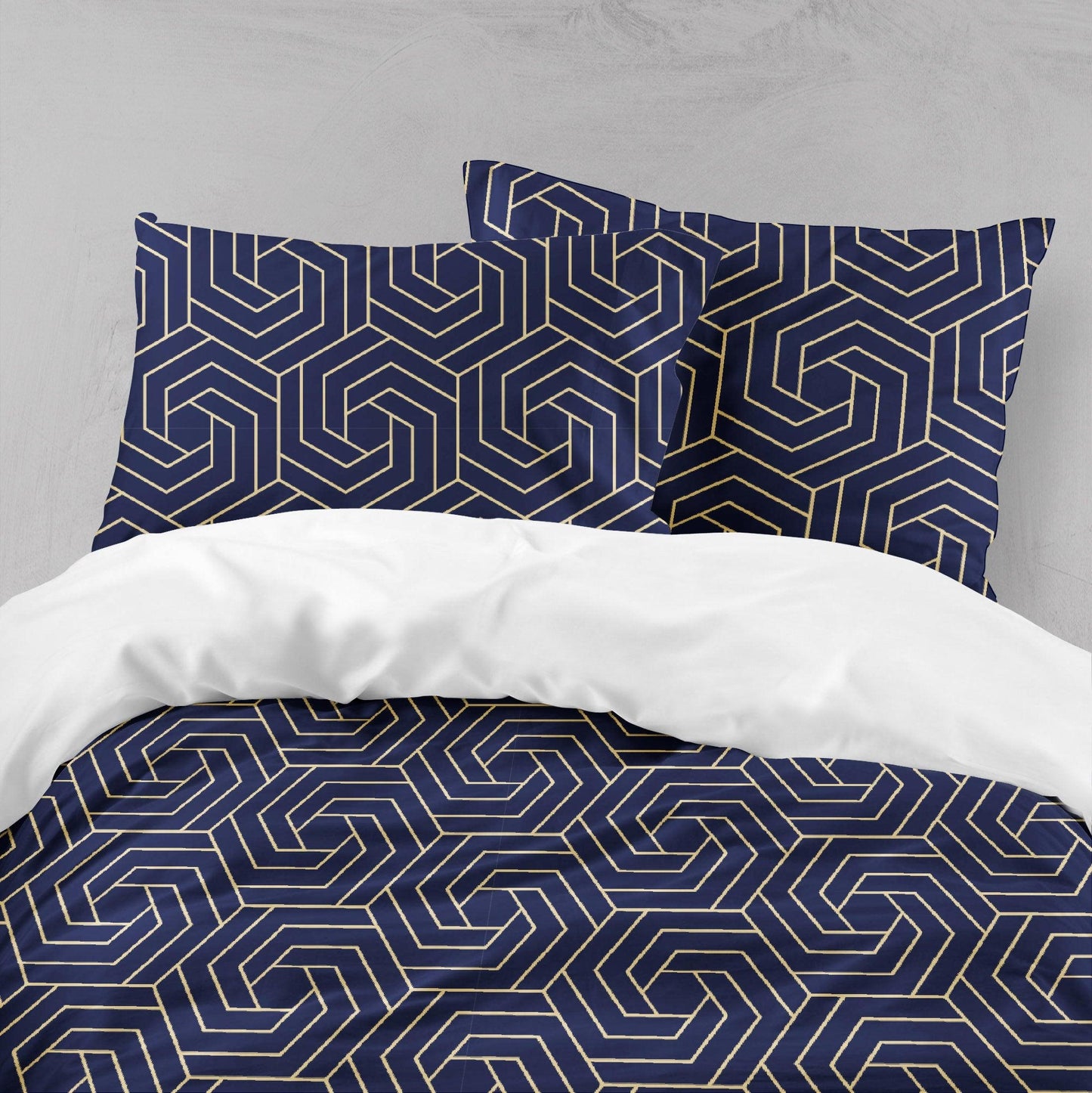 3D Blue-tones, Abstract line Bedding Set Quilt Cover Quilt Duvet Cover ,Pillowcases Personalized  Bedding,Queen, King ,Full, Double 3 Pcs