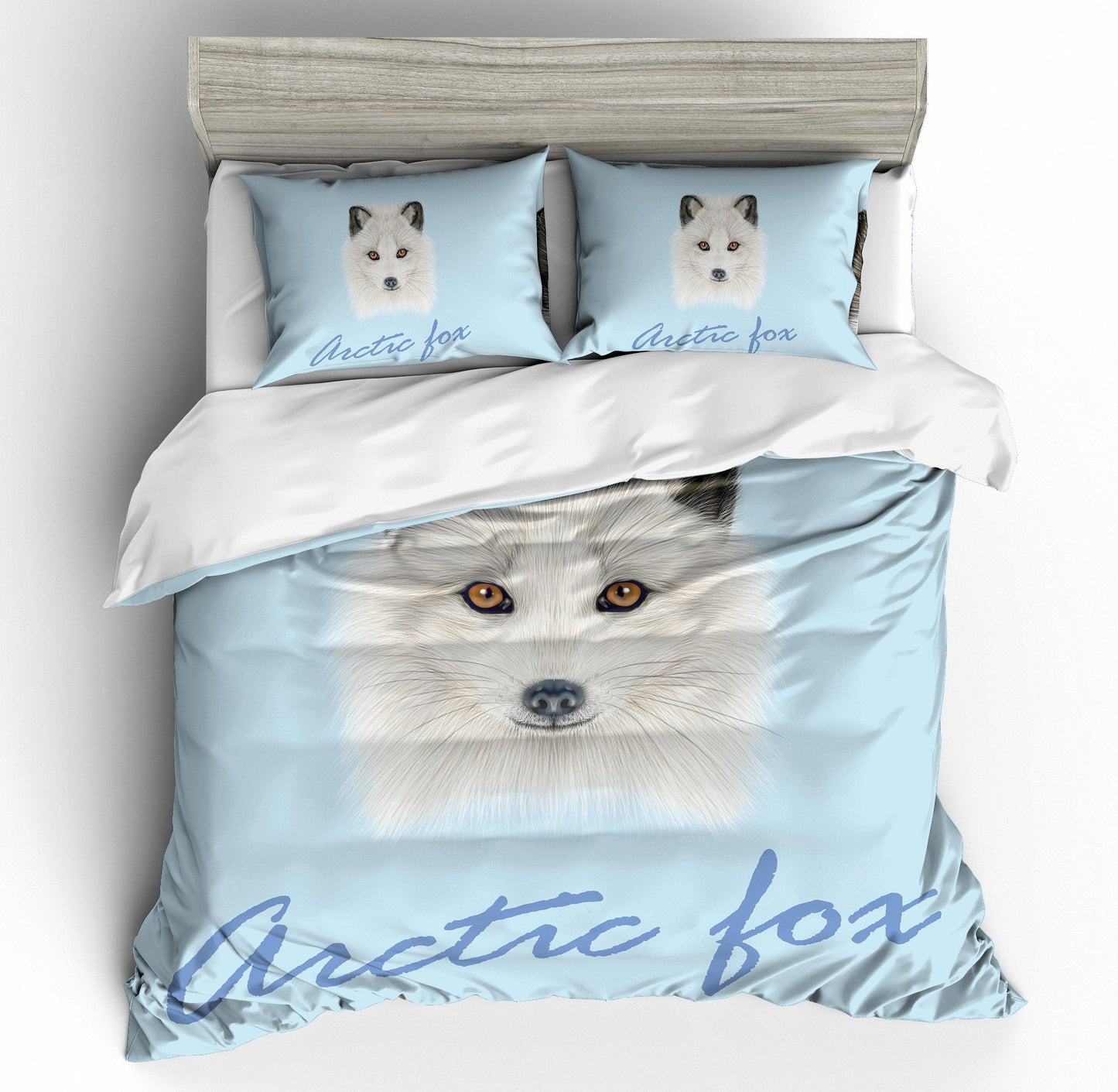3D Cartoon  White  Samoyed Bedding Set Quilt Cover Quilt Duvet Cover Pillowcases Personalized  Bedding Queen  King  Full  Double 3 Pcs