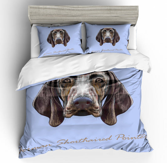 3D Cartoon  Weimaraner  Quilt Cover Set Bedding Set Pillowcases