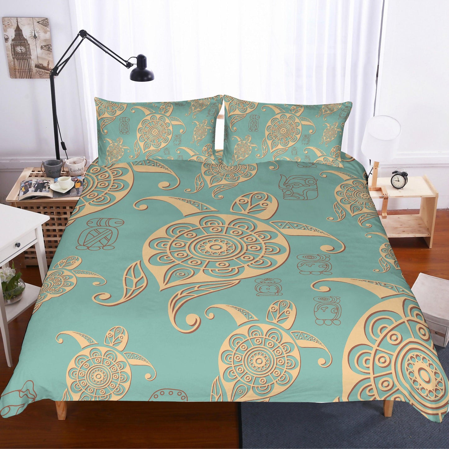 3D Abstract  Turtle  Quilt Cover Set Bedding Set Pillowcases