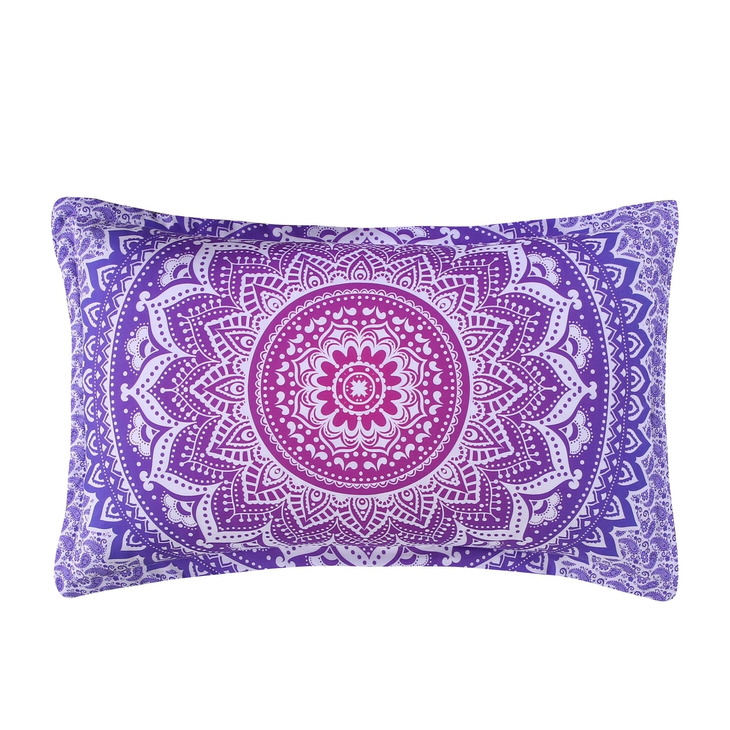 3D Bohemian Mandalas Purple Bedding Set Quilt Cover Quilt Duvet Cover ,Pillowcases Personalized  Bedding,Queen, King ,Full, Double 3 Pcs