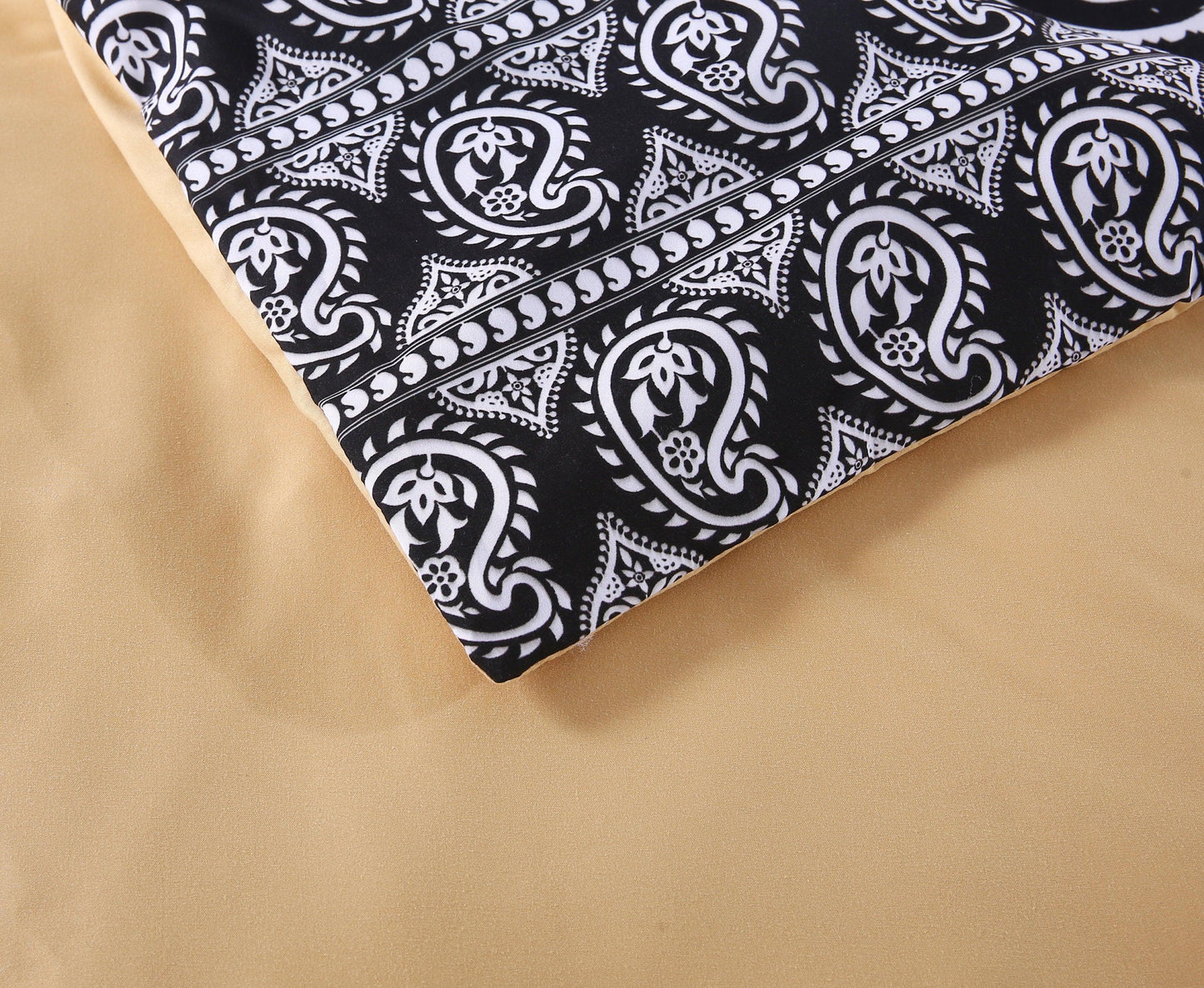 3D Bohemian Mandalas Black Flower Bedding Set Quilt Cover Quilt Duvet Cover ,Pillowcases Personalized Bedding,Queen,King ,Full, Double 3 Pcs