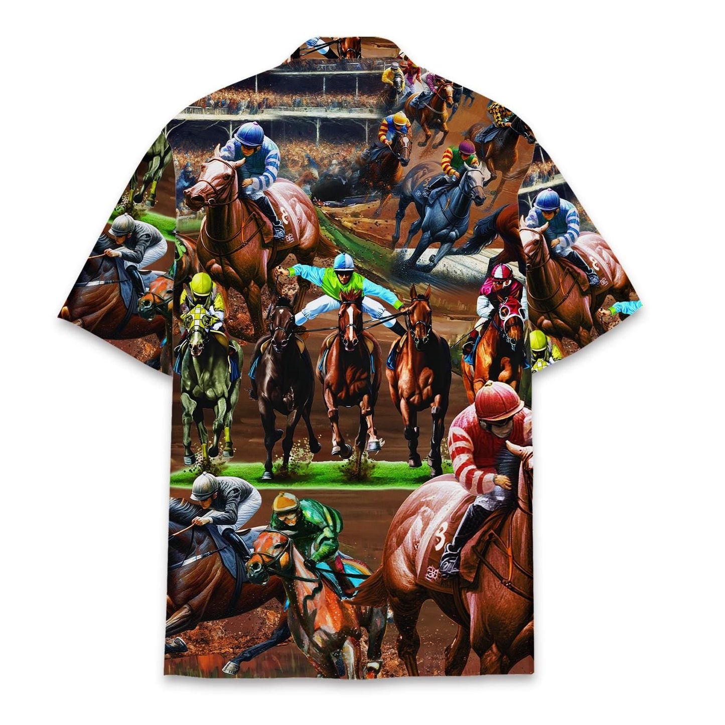 Horse Racing Hawaiian Shirt For Men Women Youth, Horse Racing Shirt Short Sleeve Button Down, Funny Horse Gifts For Men