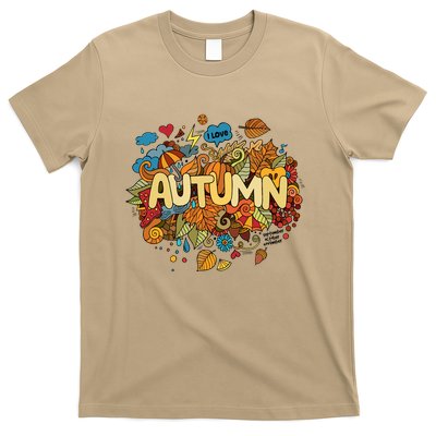 I Love Autumn Cute Gift T-Shirt