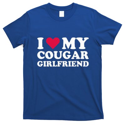 I Love My Cougar Girlfriend I Heart My Cougar Girlfriend T-Shirt