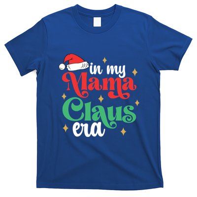 In My Mama Claus Era Groovy Funny Christmas Mama Claus Gift T-Shirt