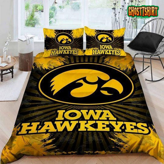 Iowa Hawkeyes Bedding Set Sleepy Halloween And Christmas Sale B110953