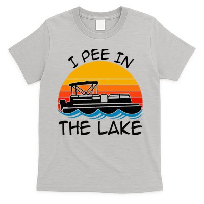 I pee in the lake vintage boating pontoon T-Shirt