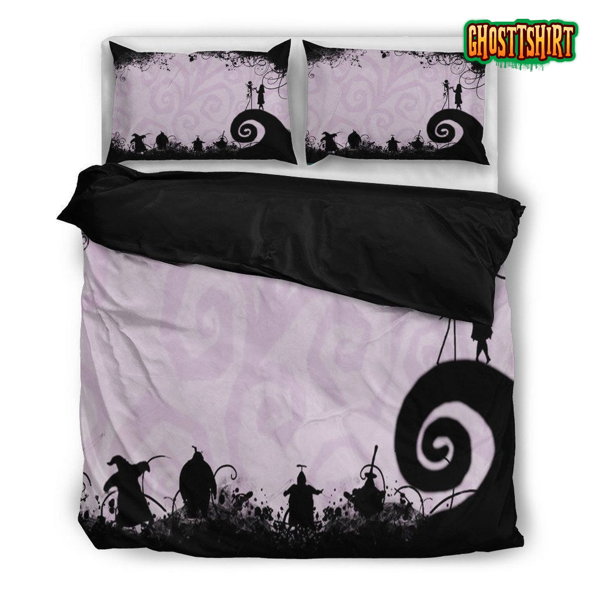 Jack Skellington And Sally The Nightmare Before Christmas Duvet Cover Bedding Set
