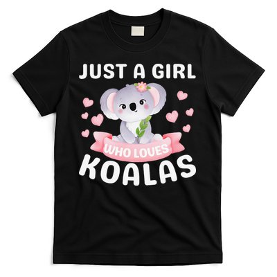 Just A Who Loves Koala Bear Dad Mom Birthday Gifts T-Shirt