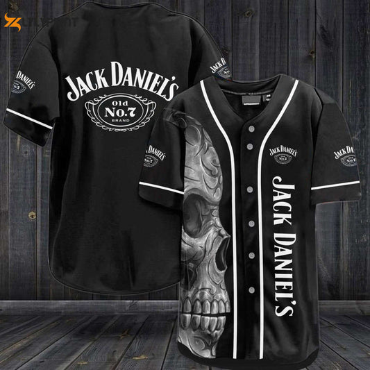 JD Skull Baseball Jersey - lylyprint.com