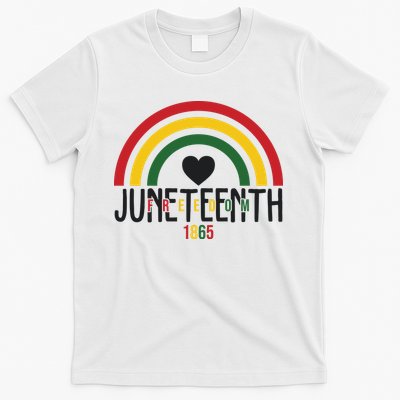 Juneteenth Freedom 1865 Rainbow T-Shirt