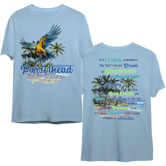 Jimmy Buffett Shirt with Lyrics Parrothead Island Tshirt