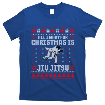 Jiu Jitsu Mma Bjj Funny Christmas Ugly Xmas Sweater Gift T-Shirt