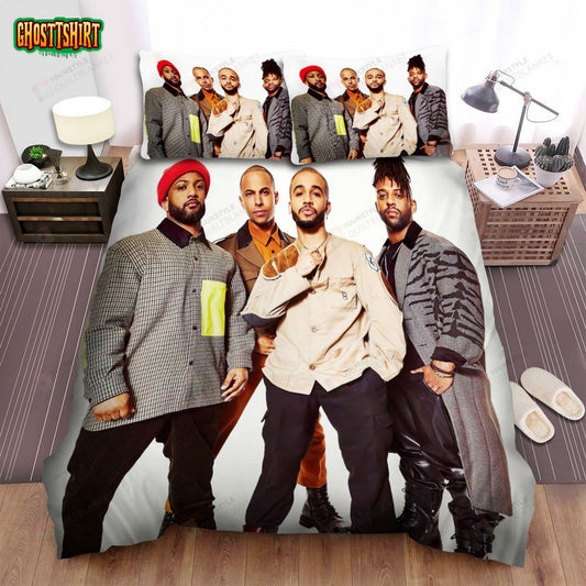 Jls Band Colorful Shirt Bed Sheets Spread Comforter Duvet Cover Bedding Set