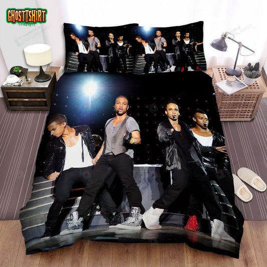 Jls Band Dark Stage Bed Sheets Spread Comforter Duvet Cover Bedding Set