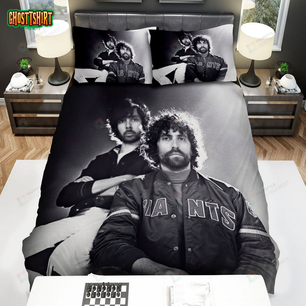 Justice Band Black & White Photo Bed Sheets Spread Comforter Duvet Cover Bedding Set
